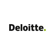 Logotipo de Deloitte. Aliado Comercial de Punto & Chroma, Branding Haus.