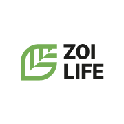 Logotipo de zoeLife. Aliado Comercial de Punto & Chroma, Branding Haus.