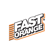 Logotipo de Fast Orange. Aliado Comercial de Punto & Chroma, Branding Haus.